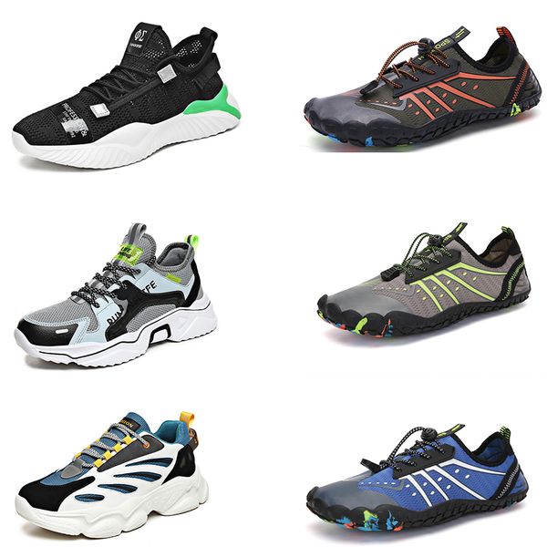 

men's shoes sports men lightweight breathable casual white black blue trendy youth running sneakers color thirteen