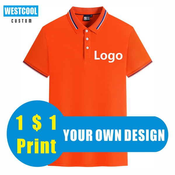 

men's polos shirt custom summer embroidery printed design logo po men and women breathable westcool 2021, White;black