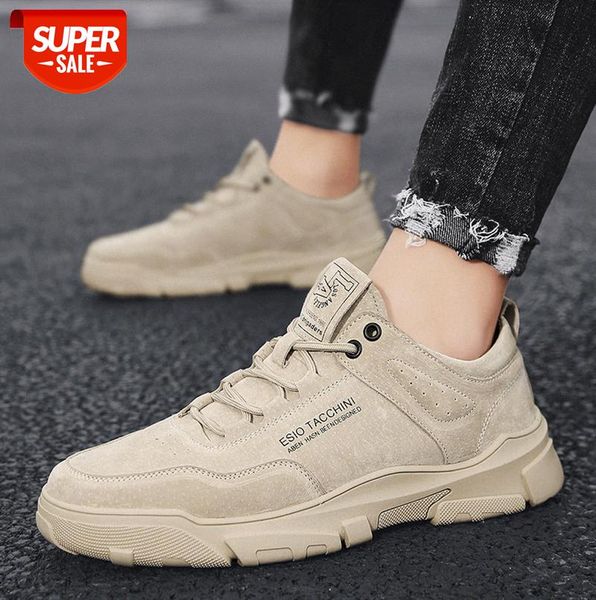 

shoes men's trendy casual all-match trend sports leather #gf0z