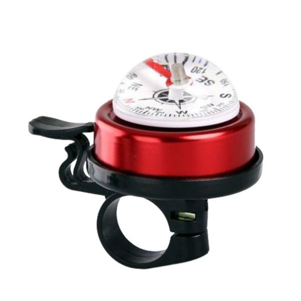 

bike horns bicycle compass bell aluminum alloy horn sound alarm protection outdoor protective ring