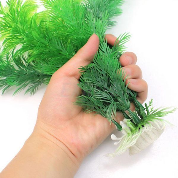 

decorations aquarium fish tank simulation artificial plants grass decoration ornament 11.8"