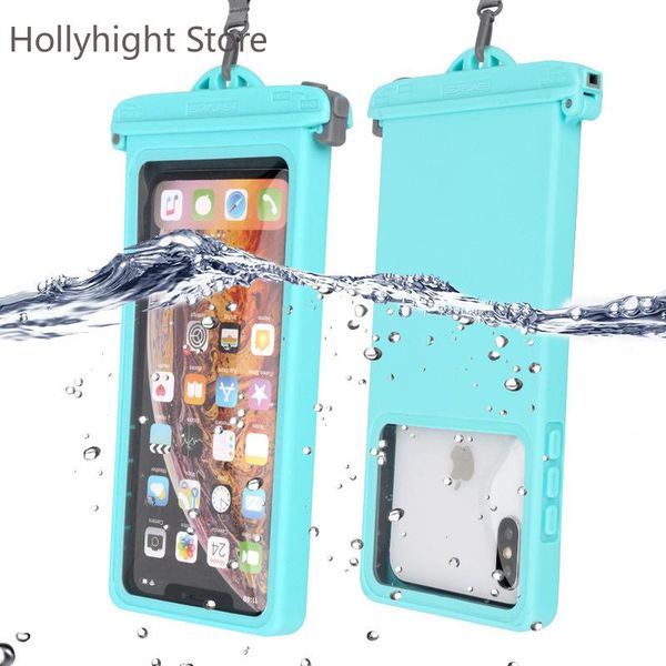

cell phone pouches anti-drop mobile waterproof bag plastic cover multi-function box diving seal pouch case