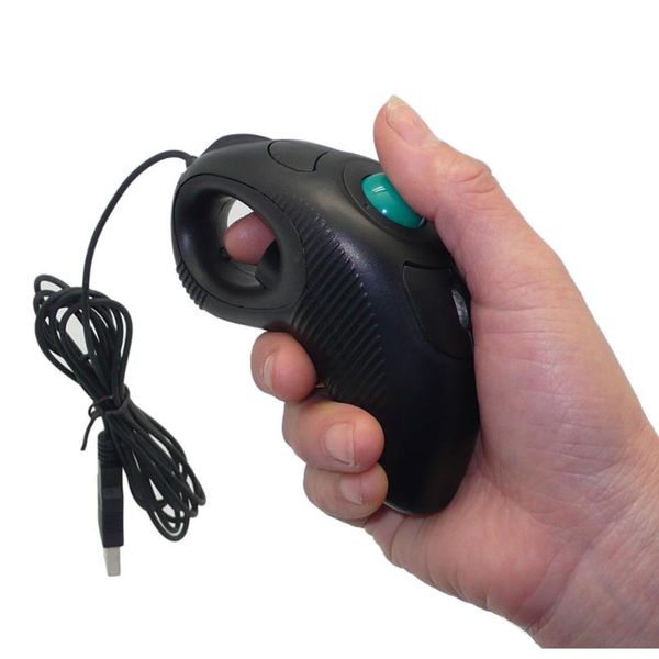 

mice 1000 dpi wired left and right hand universal trackball mouse usb handheld finger using optical track ball