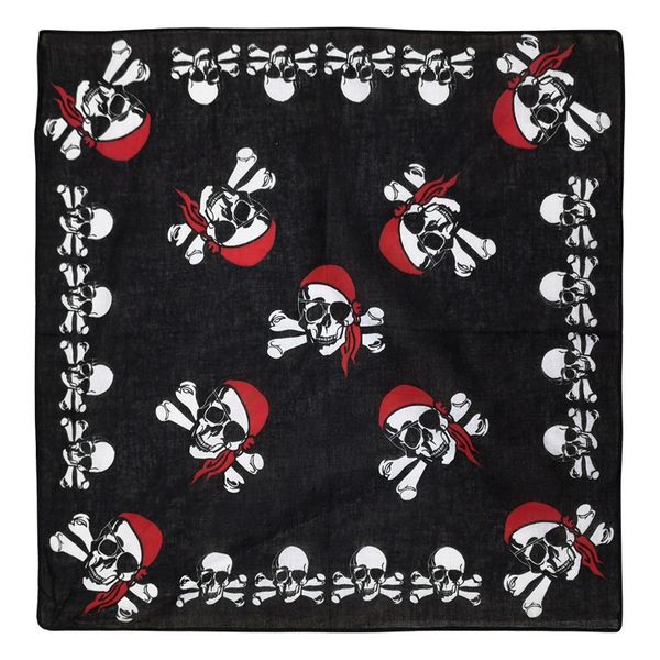 

ghost halloween head towel one eyed red hat skull hip hop magic variety bag pure cotton square