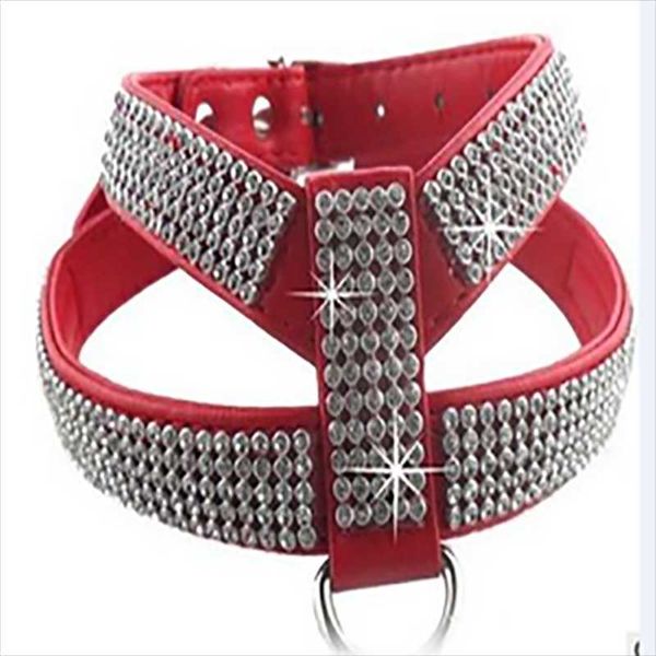 

dog apparel pet water drill chest back various colors fashion bright crystal