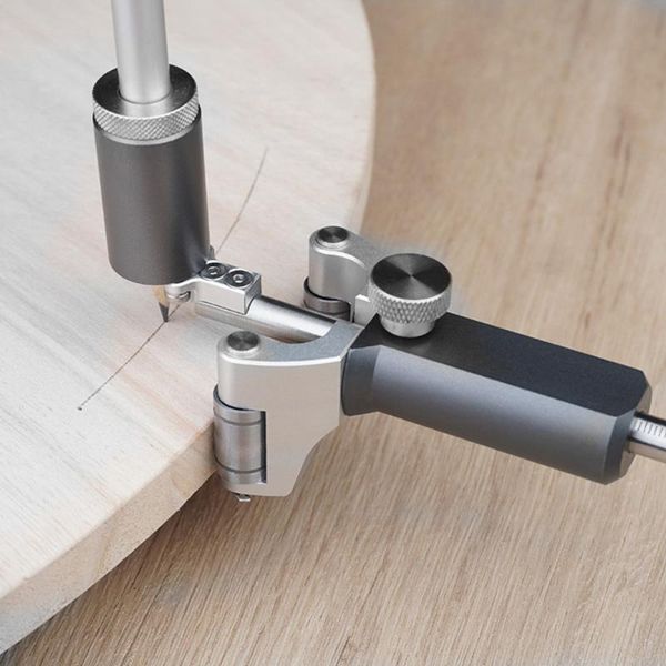 

professional hand tool sets woodworking straight and arc line scribe dual-purpose parallel drawing ruler marking gauge automatic scribing to