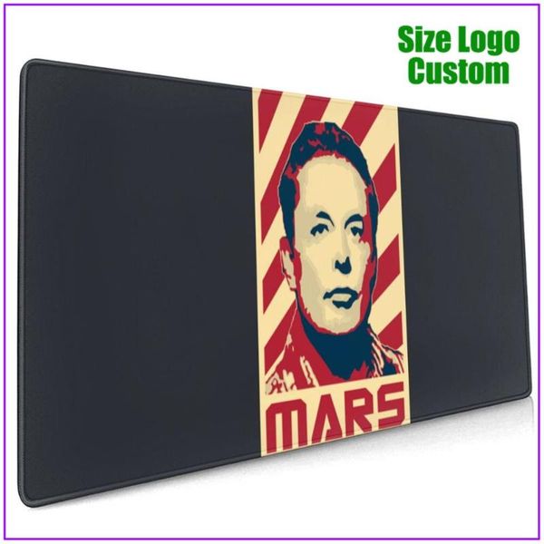 

mouse pads & wrist rests elon musk mars retro propaganda razer gamer alfombrilla escritorio pad with support gel pc completo