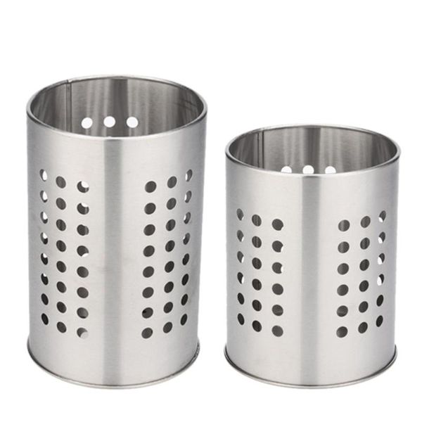 

chopsticks 1 set 2 pcs stainless steel chopstick holders cutlery storage organziers (silver)