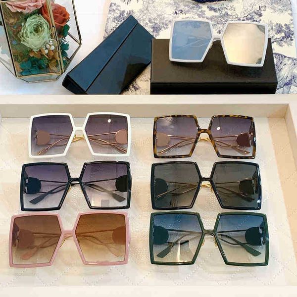 

Designer Sunglasses Mens And Women Sun Glasses 086 Special Uv Protection Goggle Vintage Big Square Frame Top Quality Des Lunettes De Soleil, White;black