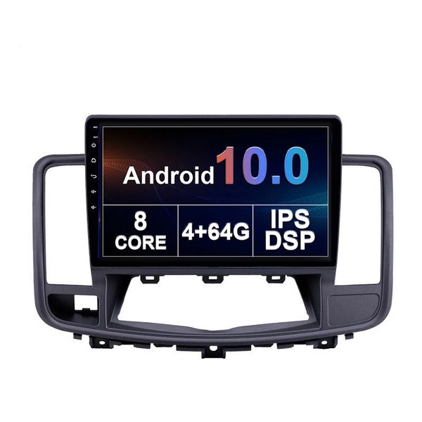 Nissan Teana 2009-2012 için Araba DVD Multimedya Oynatıcı 2009-2012 Stereo Kafa Ünitesi 10 inç GPS Sat Nav Radyo BT USB AM SWC