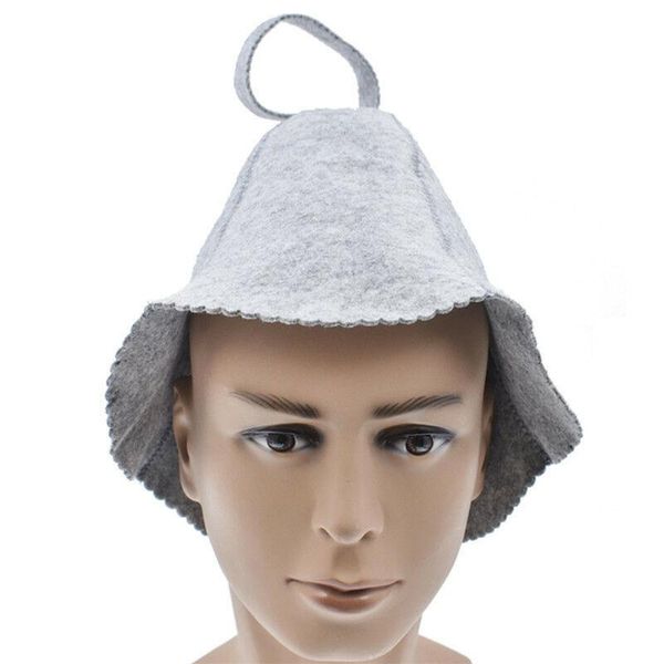 

shower caps anti heat felt sauna hat women size water absorption for bath russian style fashion cap house gift #