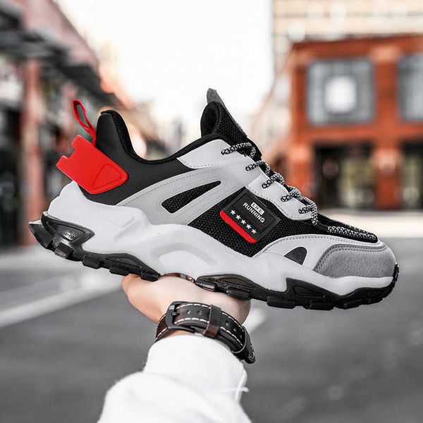 

spring 2021 shoes men's trendy casual elevated sports versatile fashion daddy