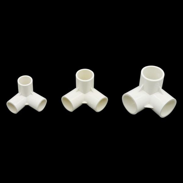 

3-way tee inner diameter 20/25/32mm pipe connectors garden pvc water joint agriculture tools 20 pcs watering equipments