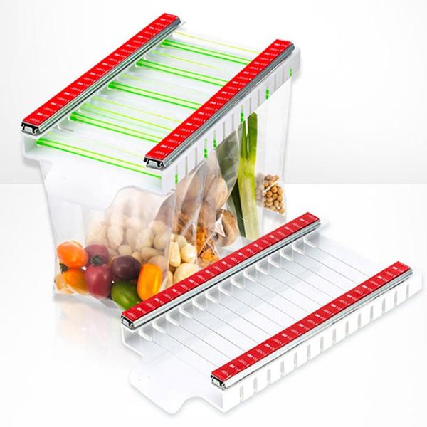 

hooks & rails hanging storage rack refrigerator plastic clip anti-skid rail tray kitchen tool