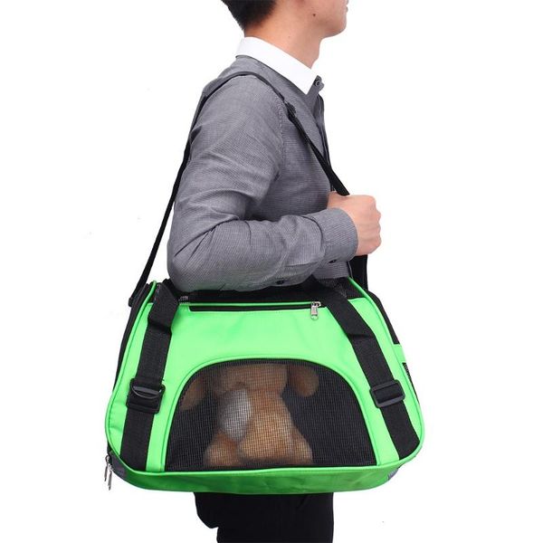 

dog car seat covers 3 size outdoor breathable pet bag portable carriers for dogs/cats durable backpack small/medium/large