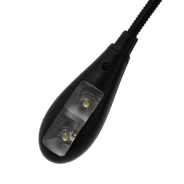 

book lights flexible single arm clip on light 2 led lamp for reading tablet laptop