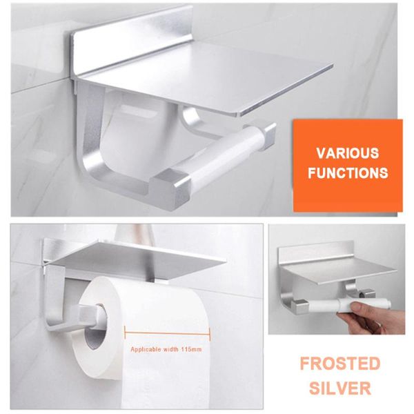 

hooks & rails bathroom stainless steel mobile phone holder tissue box