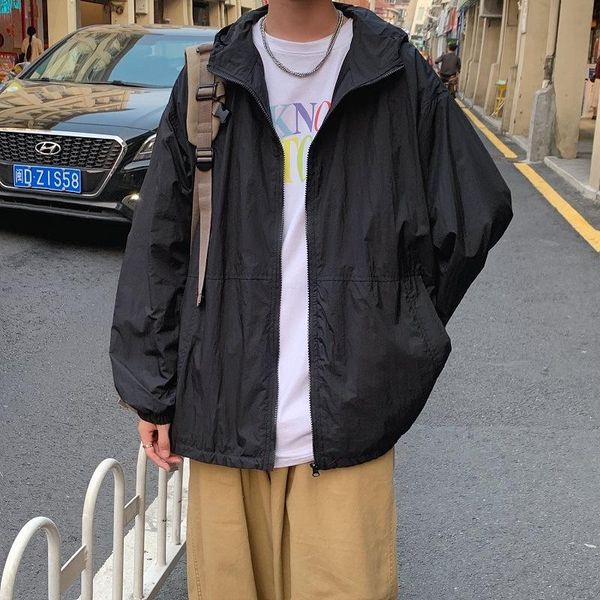 

men's jackets zip up hooded jacket hoodie for men women harajuku tracksuit streetwear casual fashion coat clothes techwear y2k vintage, Black;brown