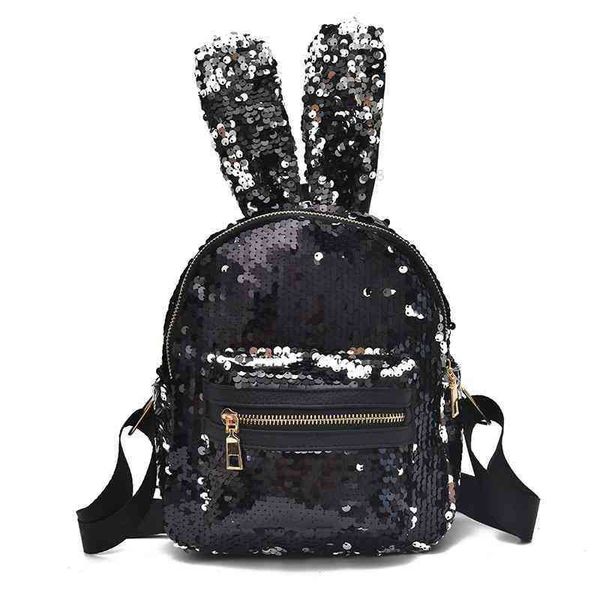 

hbp non- leisure fashion backpack shingle rabbit ear large capacity travel college 1 sport.0018
