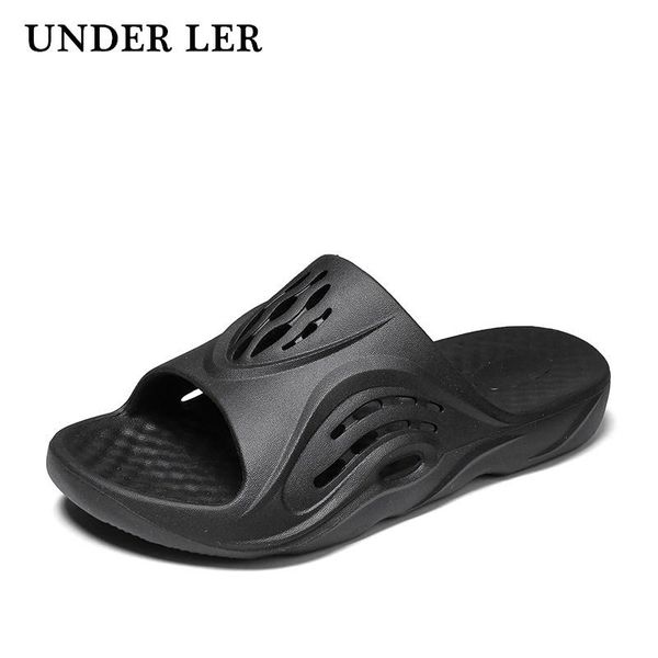 

men's slippers eva men shoes out door flip flops soft casual summer sandals male chaussures femme slides, Black