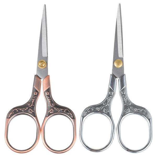

hair scissors 2pcs vintage elegant nail cutters manicure tools clippers art
