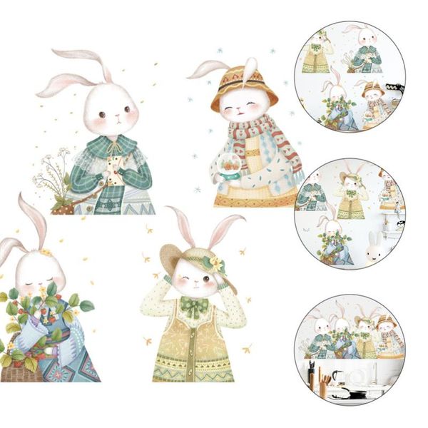 

wall stickers 1 sheet self-adhesive decorative sticker pattern decal (colorful)