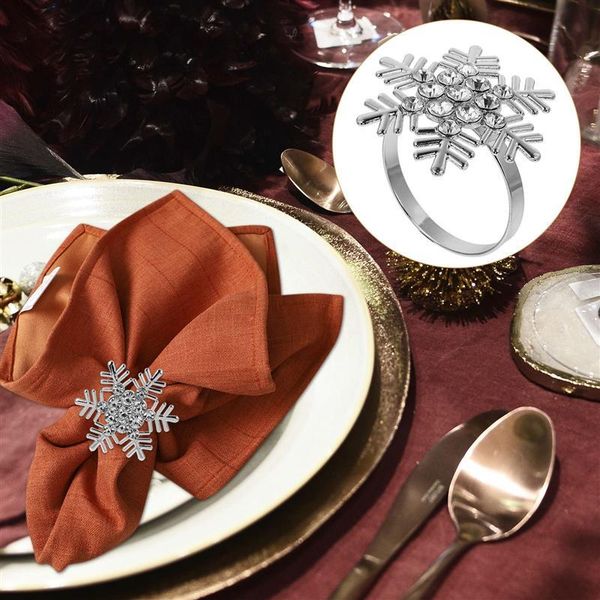 

napkin rings 5pcs christmas style buckles tableware decors for home