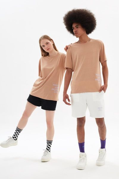 

men's t-shirts trendyol embroidered regular fit t-shirt tmnss21ts3349, White;black