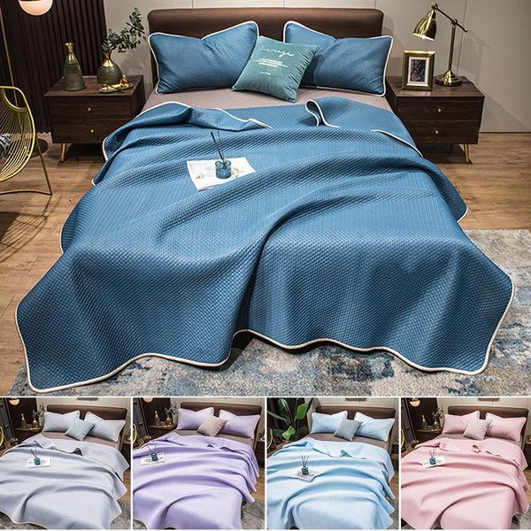 

blankets cooling blanket for sleepers summer with a pair of pillow cover household colchas para cama