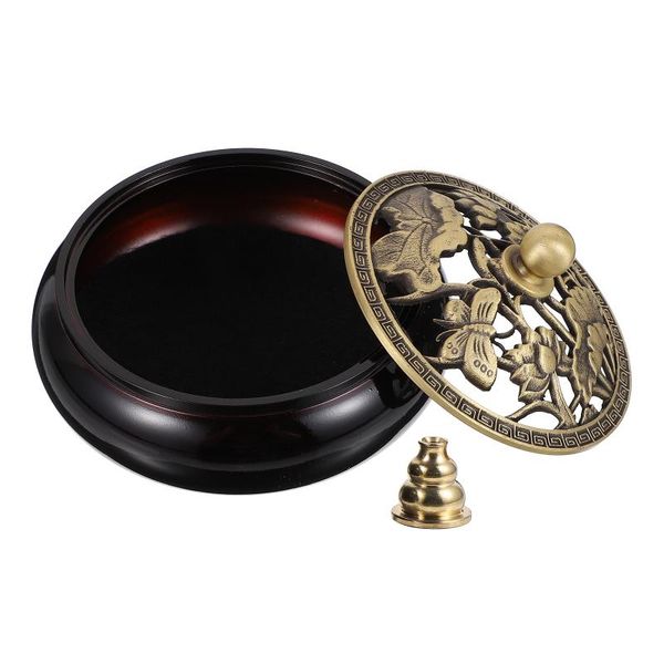 

fragrance lamps 1 set tea ceremony zen censer ornament retro pure copper incense burner