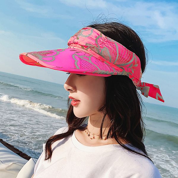 2021 cappello da protezione solare da viaggio estivo da spiaggia da donna viaggi moda per le vacanze cappelli da sole selvaggi per donna con scatola