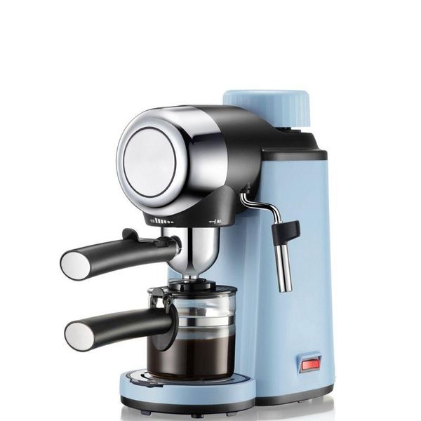 

espresso coffee machine semi-automatic maker cappuccino moka bulid-in milk frother 220v 50hz steam roasters