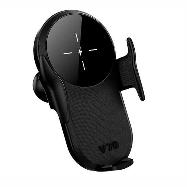 

cell phone mounts & holders 15wqi wireless car charger mount automatic clamping mobile gps holder