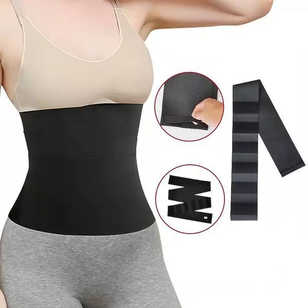 Eğitmen Bandaj Wrap Bel Karın Şekillendirici Toka Ayar Kayışı Spor Elastik Yoga Wrap Bayan Karın Band