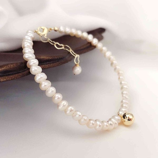

bracelets designer sweet fresh water pearl beaded bracelet for women, Black