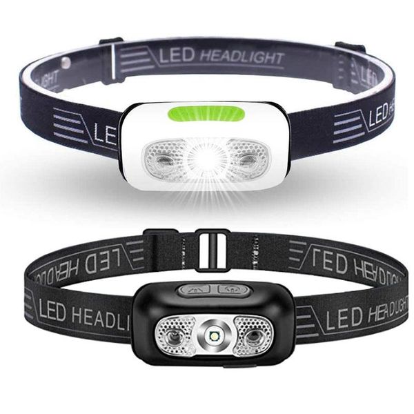 

powerful climbing headlamp motion sensor searchlight fishing led waterproof linterna de cabeza outdoor lighting de50td headlamps