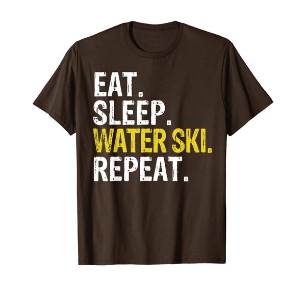 

Eat Sleep Water Ski Repeat Gift Skiing T-Shirt, Mainly pictures