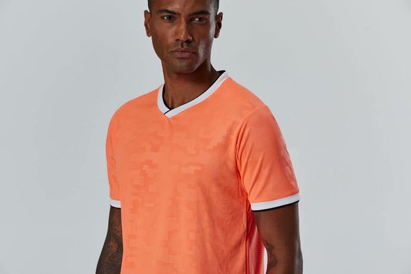 

#040 football uniform men+kids soccer jersey printing team custom track and field sports short-sleeved shirt, Black;yellow