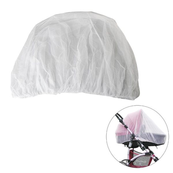 

crib netting baby mosquito net mesh insect bug cover for strollers carriers car seats cradles (white)