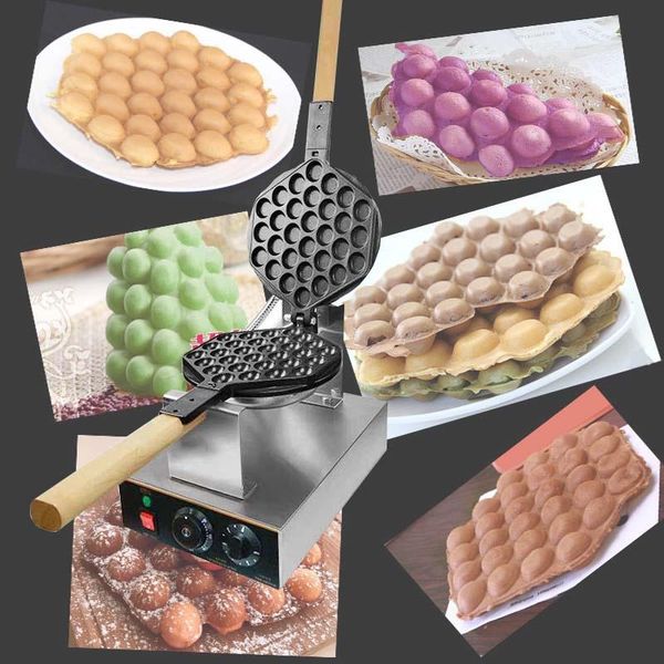

hong kong qq eggettes waffle maker 1415w electric machine egg stainless steel 0-5 min timing max 300 degree bread makers
