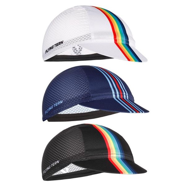 

cycling caps & masks breathable sports hats summer mtb road bicycle headwear mesh men women sunscreen bike riding helmet, Black