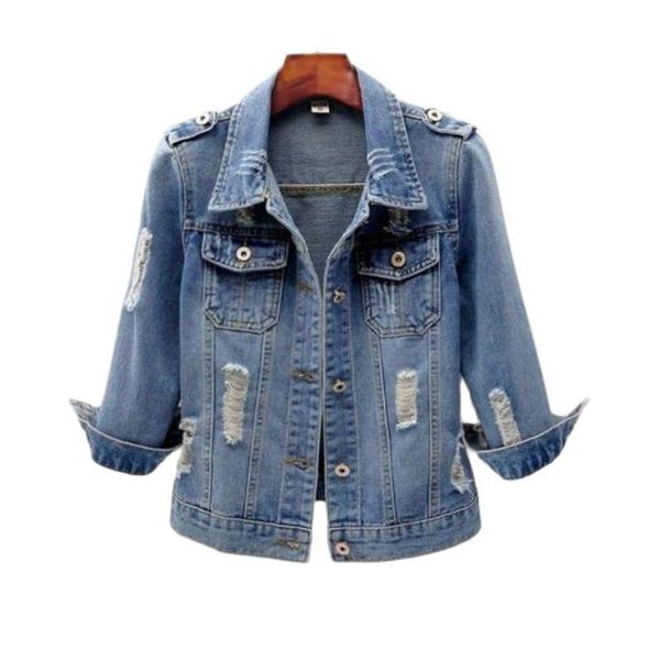 

women's jackets woman fall oversized vaquero abrigo lady slim manteau spring plus size denim female coats overcoat outerwear, Black;brown