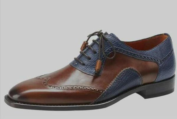 

dress shoes men male man formal brogues mens business driving vintage pu leather zapatos de hombres personlizar m0737, Black