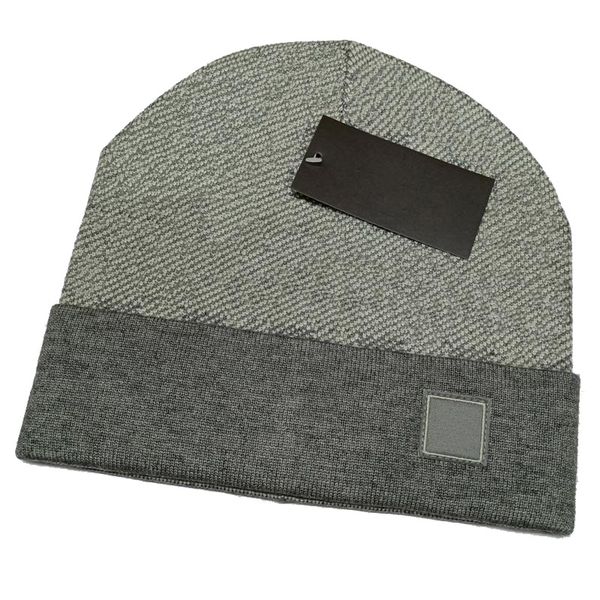 

hats scarves sets fashion designer men winter beanie knitted cotton warm hat classical sports skull caps ladies casual outdoor stripe cap, Blue;gray