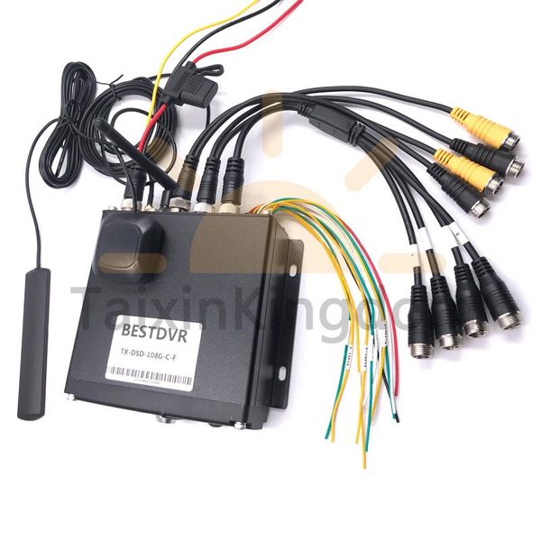 

remote monitoring mdvr real time positioning driving track playback ahd 1080p 3g / 4g gps wifi 8ch dual sd card car dvr dvrs