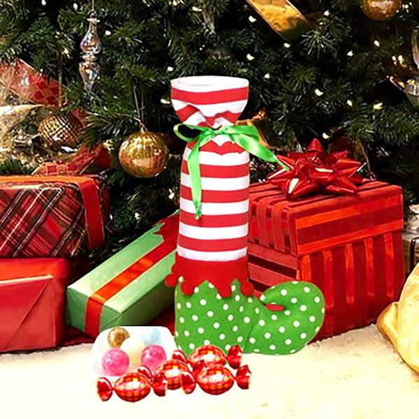 

christmas decorations 1# gift bag boots candy table and chair foot cover wedding merry adornos de navidad