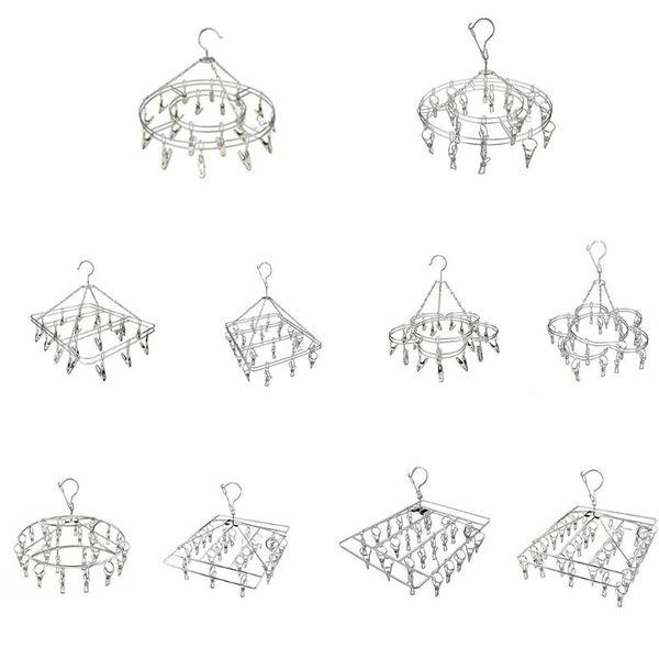 

hangers & racks round square plum shape drying shelf sock underwear clothes outdoor airer dryer laundry hanger multifunctional towel clips