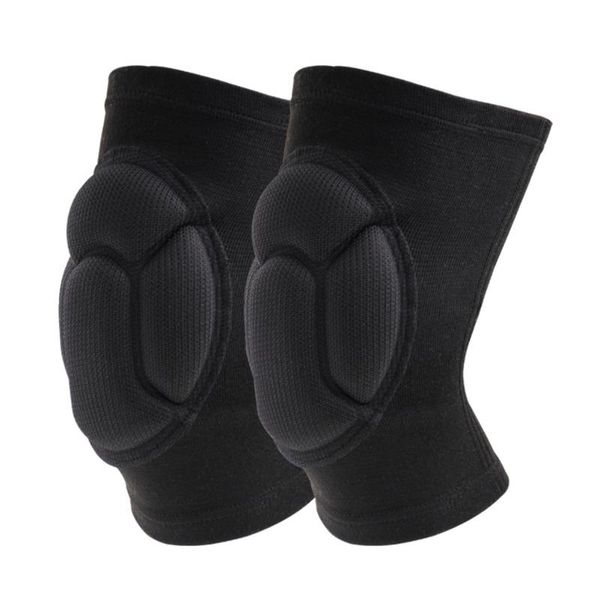 

elbow & knee pads 1 pair of protective thick sponge anti-slip protector sleeves outdoor sports accessories, Black;gray