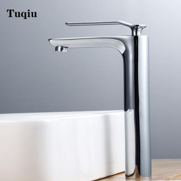 

bathroom sink faucets tall basin faucet modern counter mixer taps chrome deck mounted single hole brass white