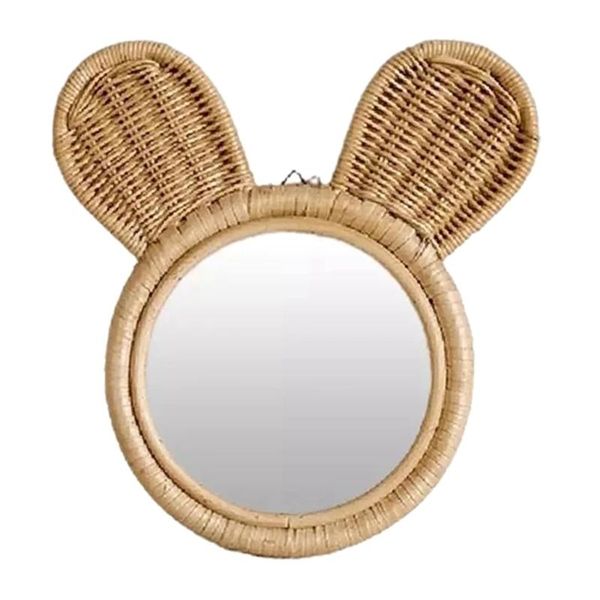 

mirrors plaited rattan nordic style makeup mirror decorative wall hanging po props